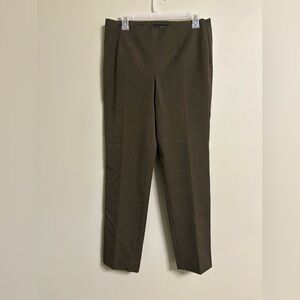 Talbots Petite Pants Green Size 6P Mid Rise Career Office Pant Polyester Blend